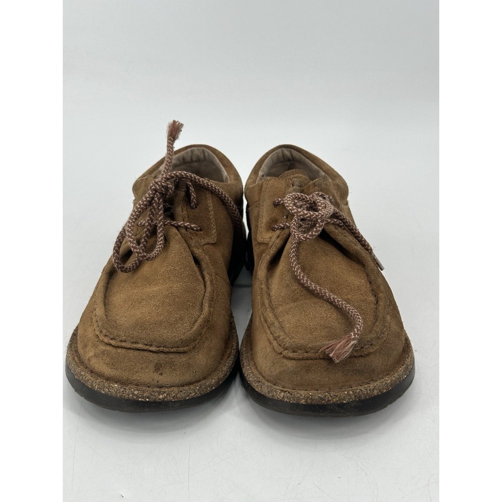 Birkenstock Pasadena II Suede Shoes Men's 41 USM10 W8 Brown Tan Preppy - Picture 2 of 12